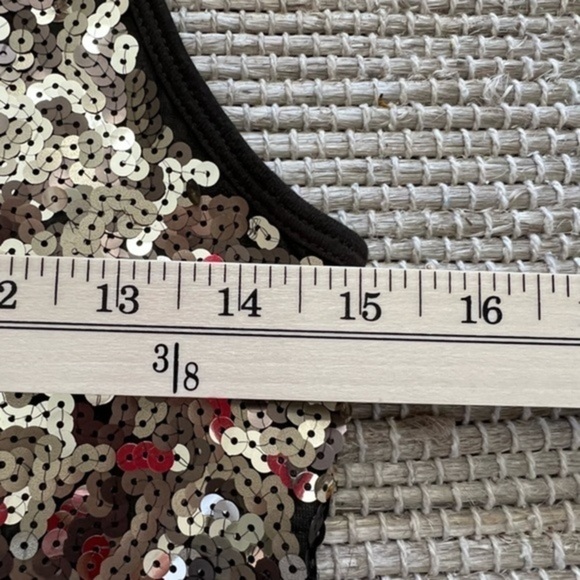 Michael Michael Kors Sequined Tank Top in Army Green - Picture 12 of 14